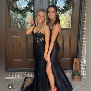 sherri hill black dress size 00
